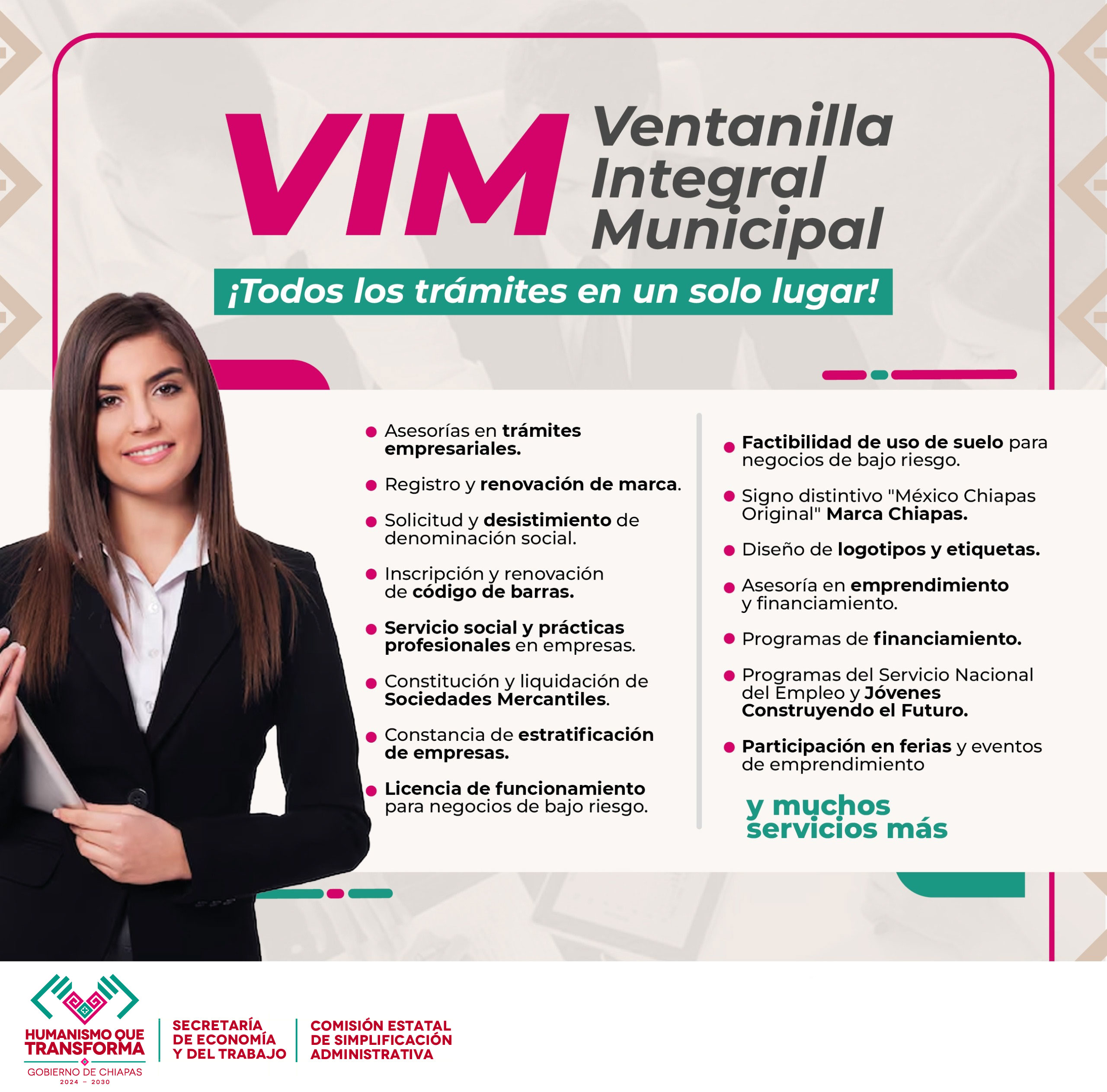 Ventanilla Integral Municipal: atención y orientación empresarial